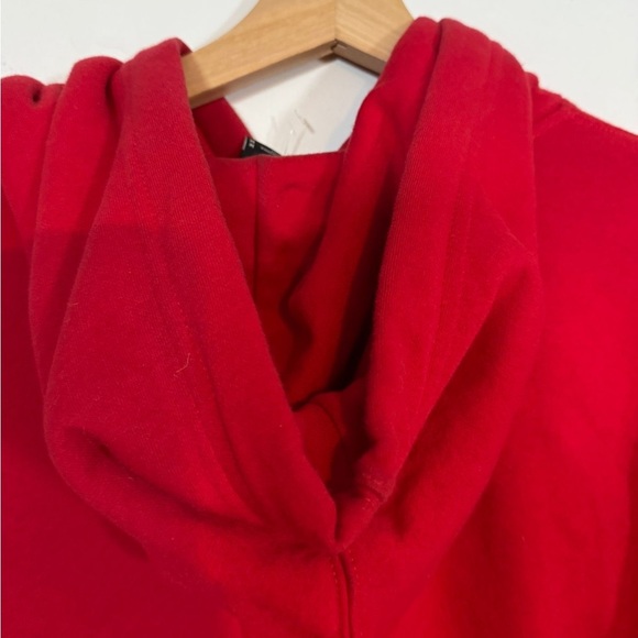 The North Face Red Pullover Hoodie Sweatshirt Men’s Size M - Picture 7 of 9